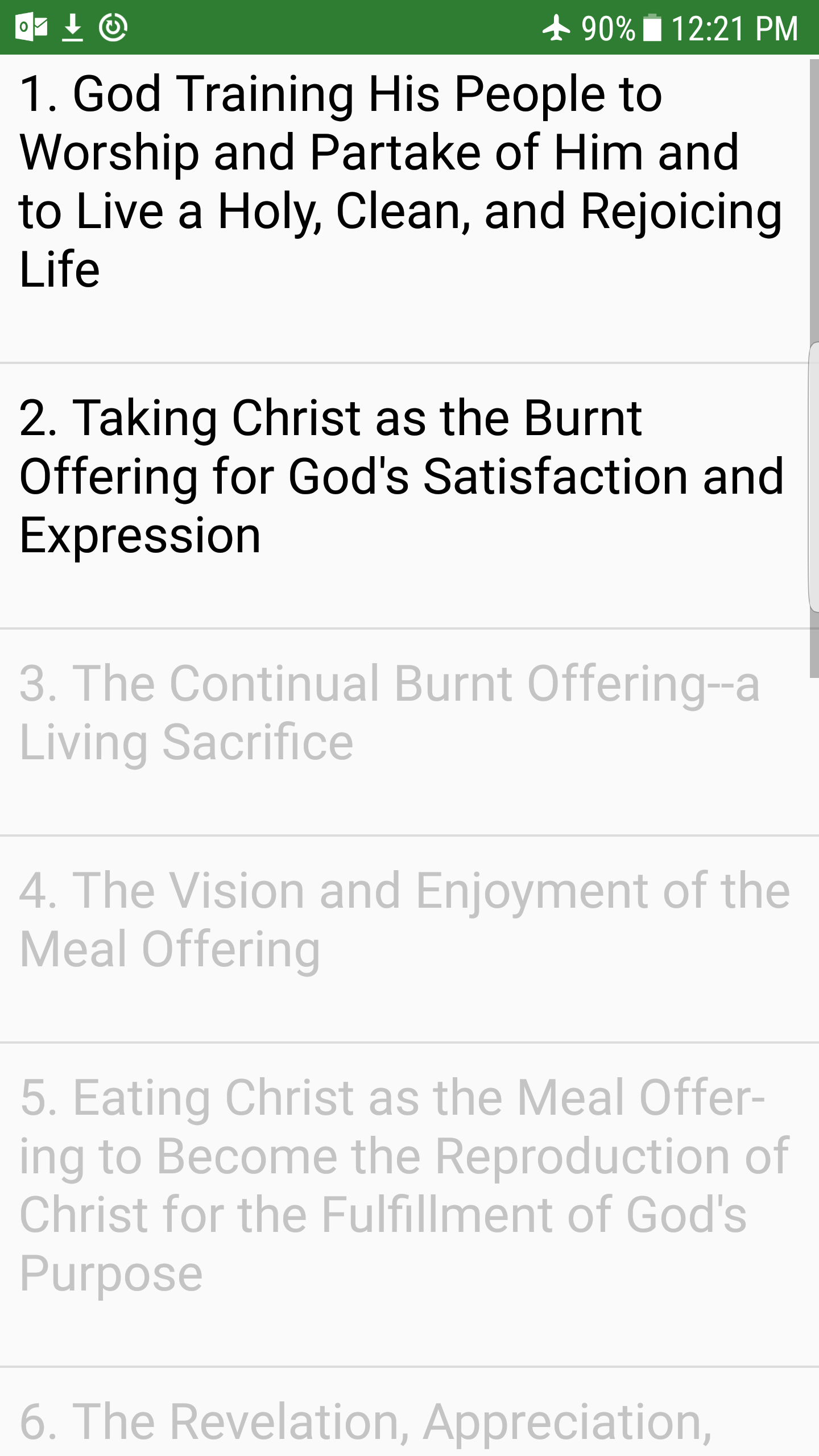 Screenshot sa Webcast App
